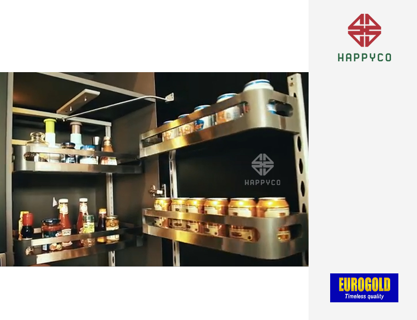 TỦ KHO INOX HỘP 6 TẦNG CÁNH MỞ M040645 EUROGOLD