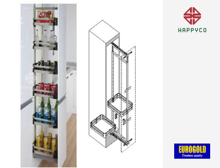 tủ kho inox hộp cánh rút M030640
