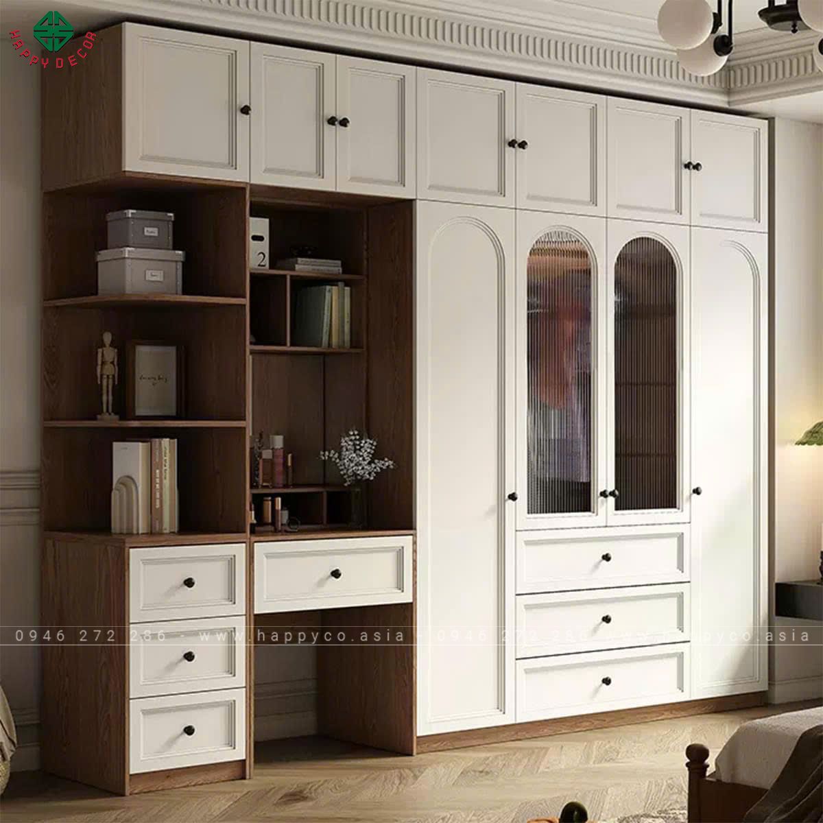 Tủ quần áo Happy Decor không chỉ đẹp mà còn bền màu với thời gian