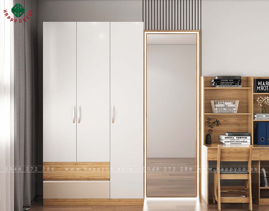 Tủ quần áo đơn giản thanh lịch TA6816
