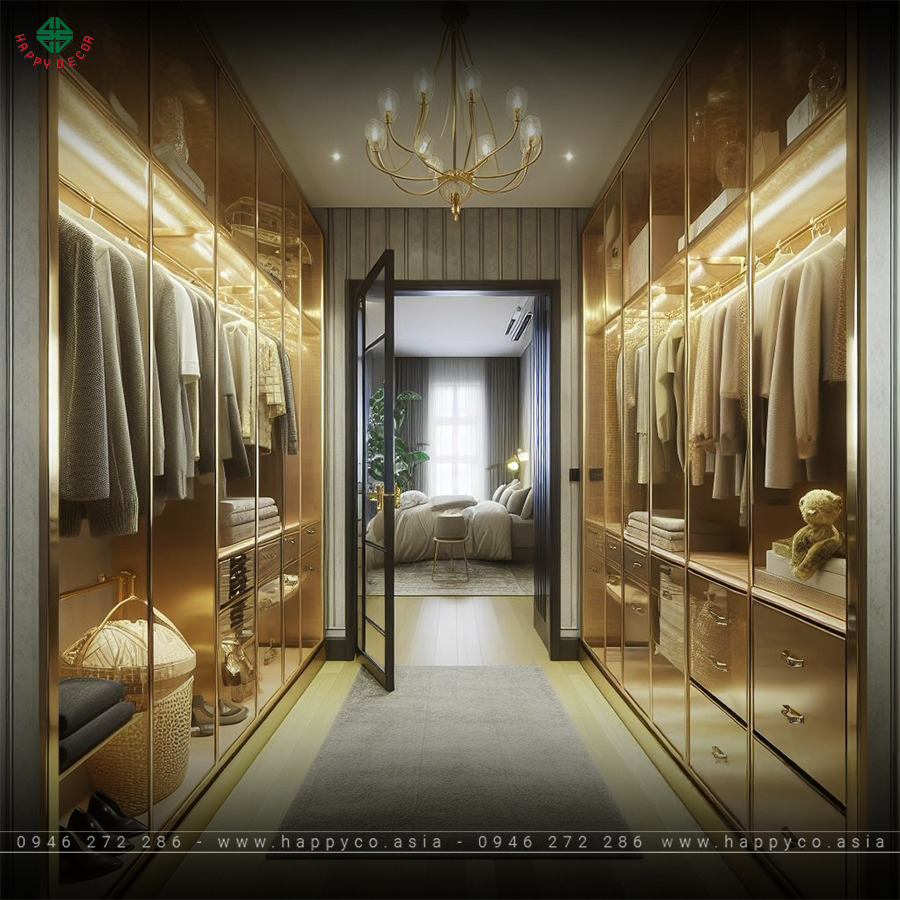 Thi công tủ quần áo Biên Hòa - Mẫu 03