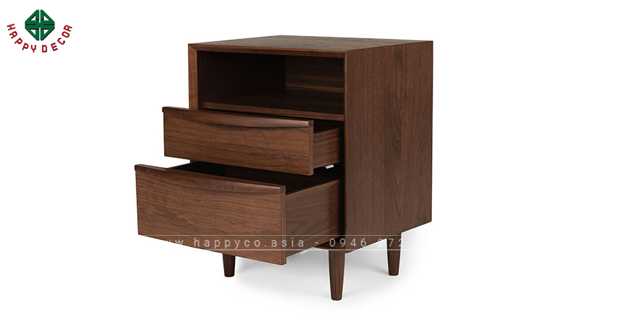 Tủ cánh lật 2 ngăn được làm bằng gỗ cao cấp