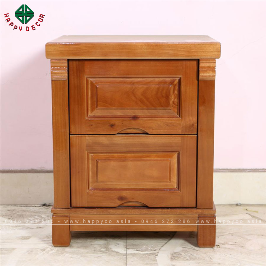 Tủ đầu giường Xoan Đào bằng gỗ