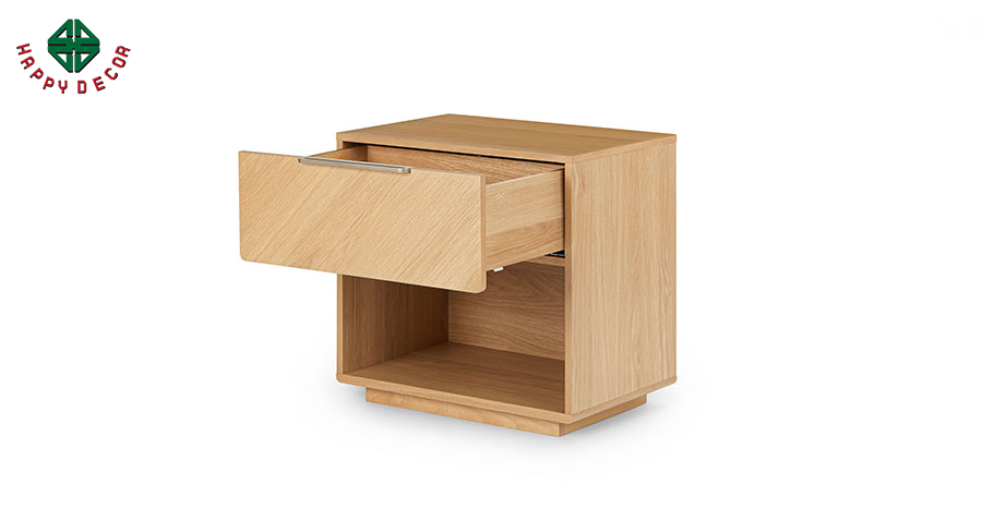 Tủ đầu giường gỗ sồi 1 ngăn kéo