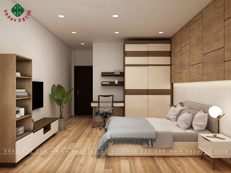 Tạo sự cân bằng trong phòng ngủ