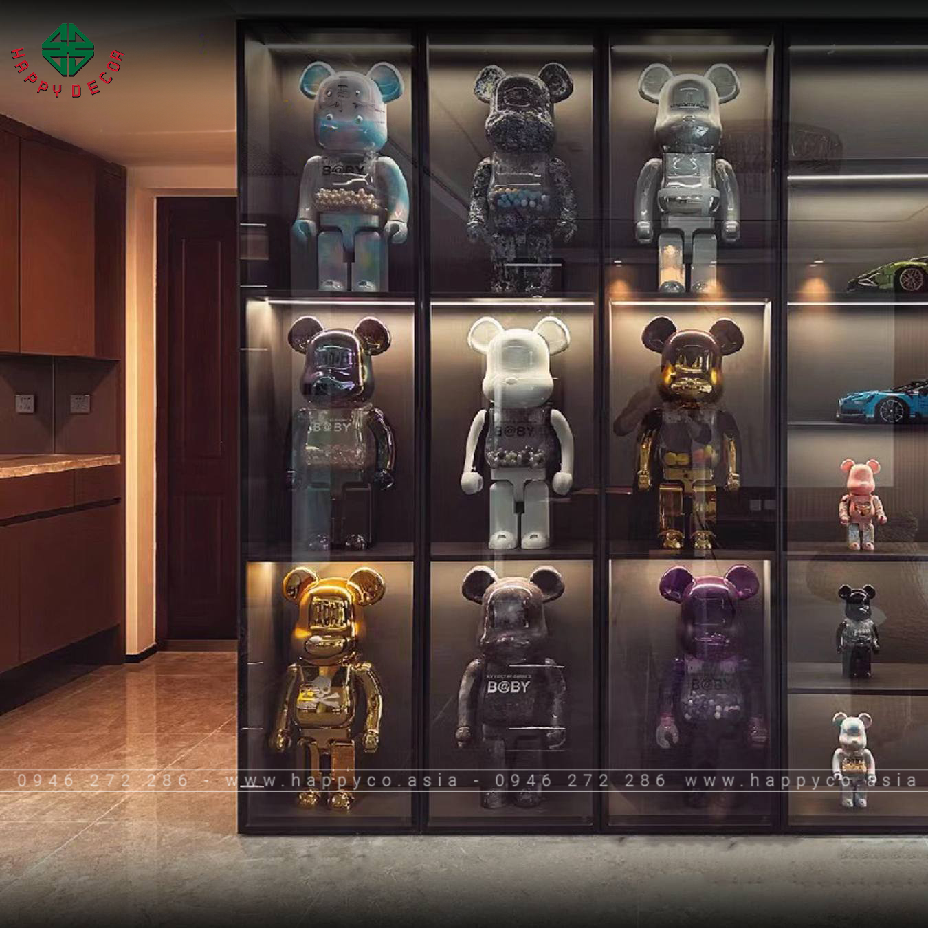 Tủ trưng bày cánh kính