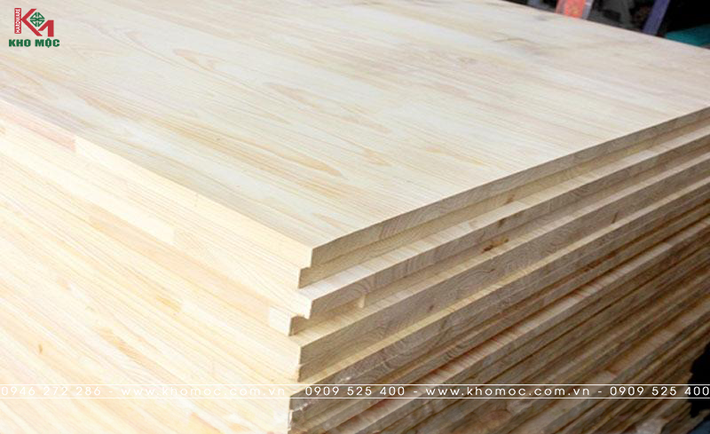 Gỗ ghép thanh thay thế gỗ tự nhiên