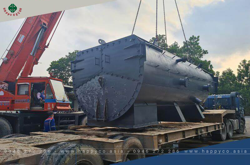 Cách vận chuyển lò hơi đúng cách