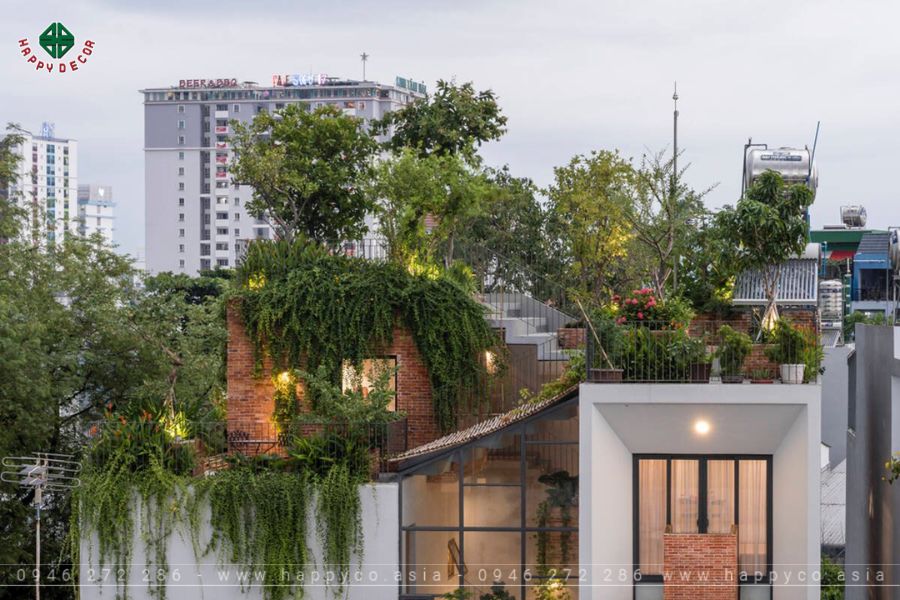 Thiết kế vườn treo bao quanh nhà Thiết kế vườn treo bao quanh nhà