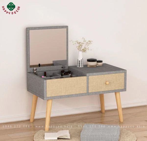 Đa năng và linh hoạt với mẫu bàn trang điểm hiện đại