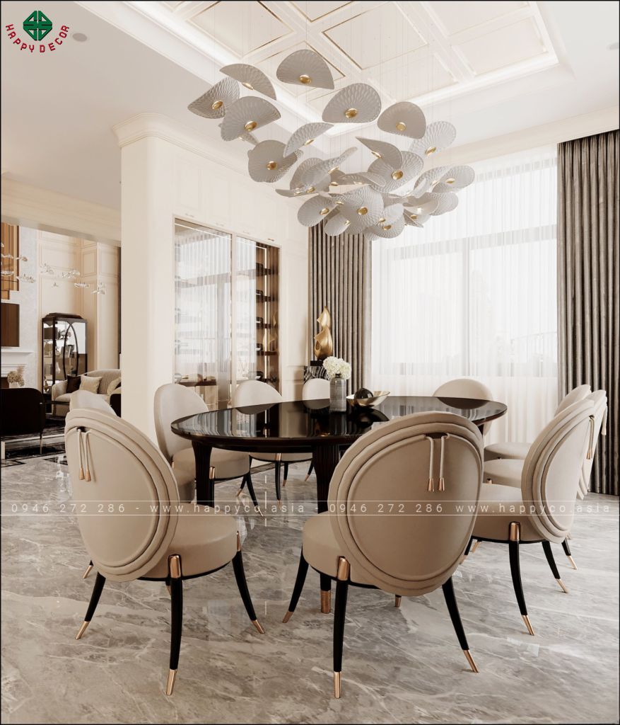 Phong cách đương đại là sự kết hợp giữa các yếu tố hiện đại và truyền thống