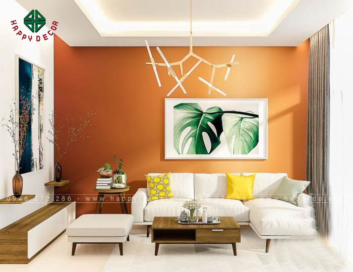 Sự kết hợp hoàn hảo: trắng – cam