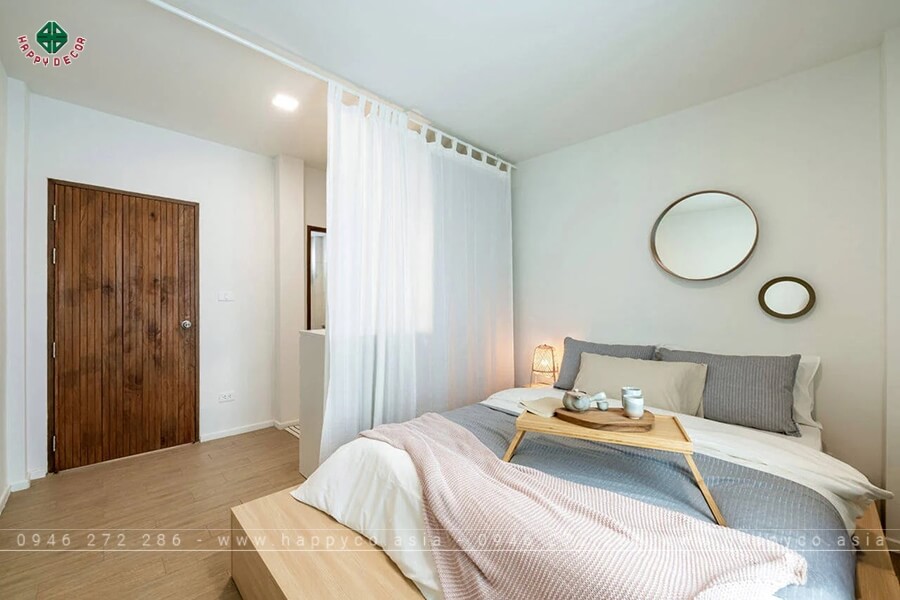 Phòng ngủ 2 mang thiết kế nội thất Nhật Bản Phòng ngủ 2 mang thiết kế nội thất Nhật Bản