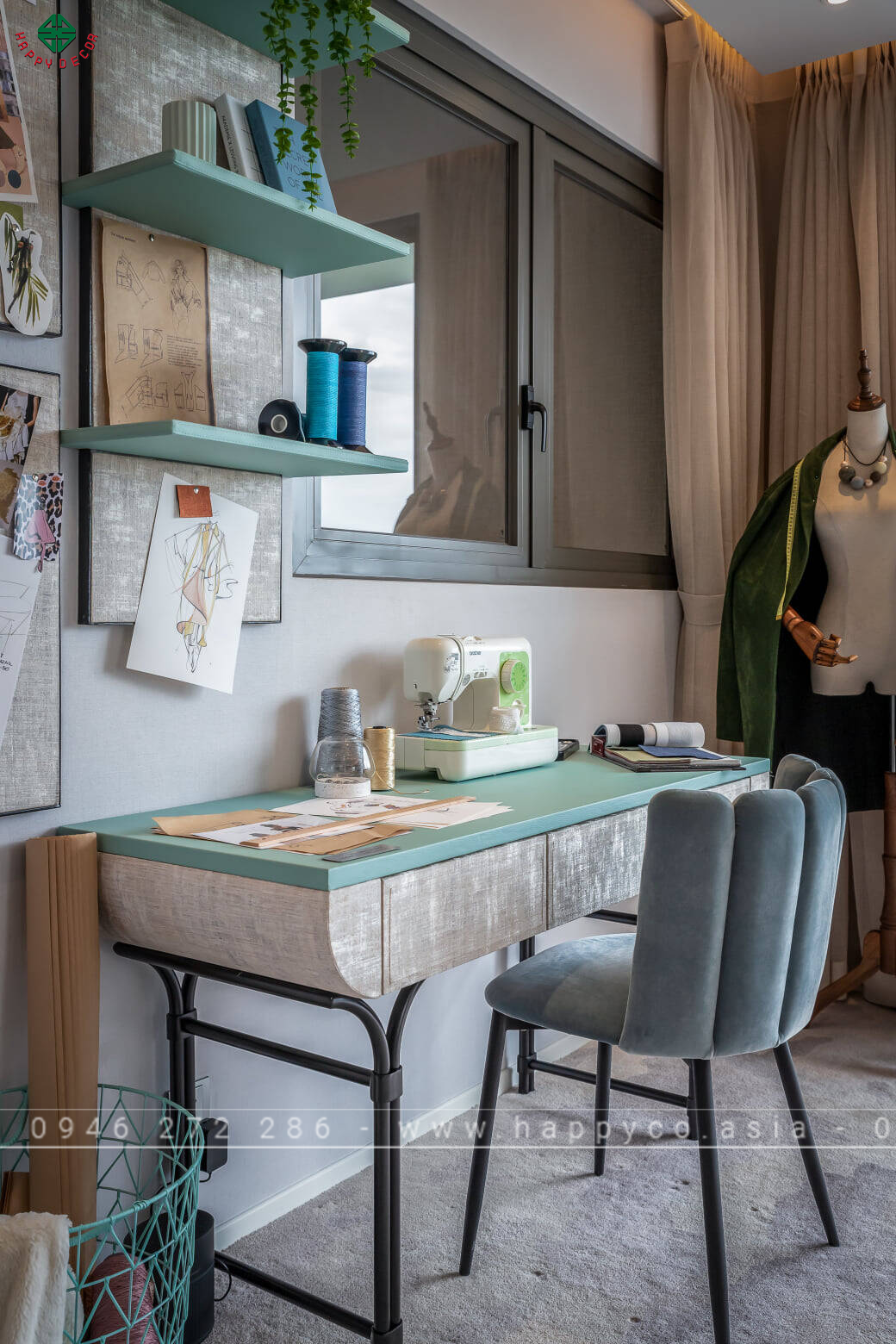 Phong cách thiết kế tự do 2024- Mẫu 13