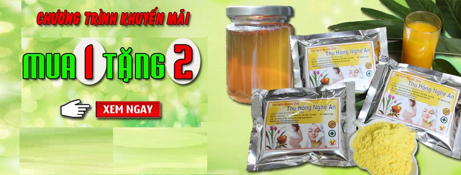 TINH NGHỆ THU HỒNG KHUYẾN MÃI