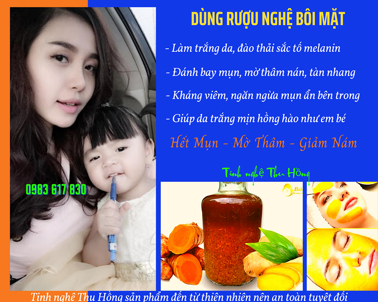 Tác dụng của rượu nghệ với phụ nữ sau sinh Tác dụng của rượu nghệ với phụ nữ sau sinh