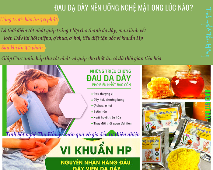 Đau dạ dày uống nghệ vào lúc nào khỏi tận gốc? Đau dạ dày uống nghệ vào lúc nào khỏi tận gốc?