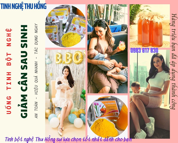 Uống tinh bột nghệ giảm cân sau sinh tốt nhất Uống tinh bột nghệ giảm cân sau sinh tốt nhất