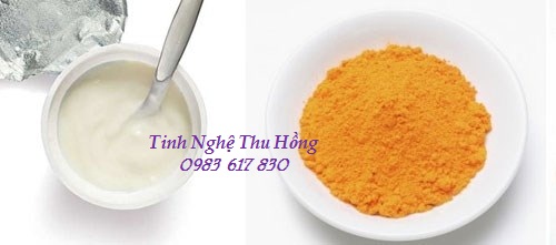 Làm trắng và trị mụn siêu tốc với mặt nạ tinh bột nghệ + sữa chua Làm trắng và trị mụn siêu tốc với mặt nạ tinh bột nghệ + sữa chua