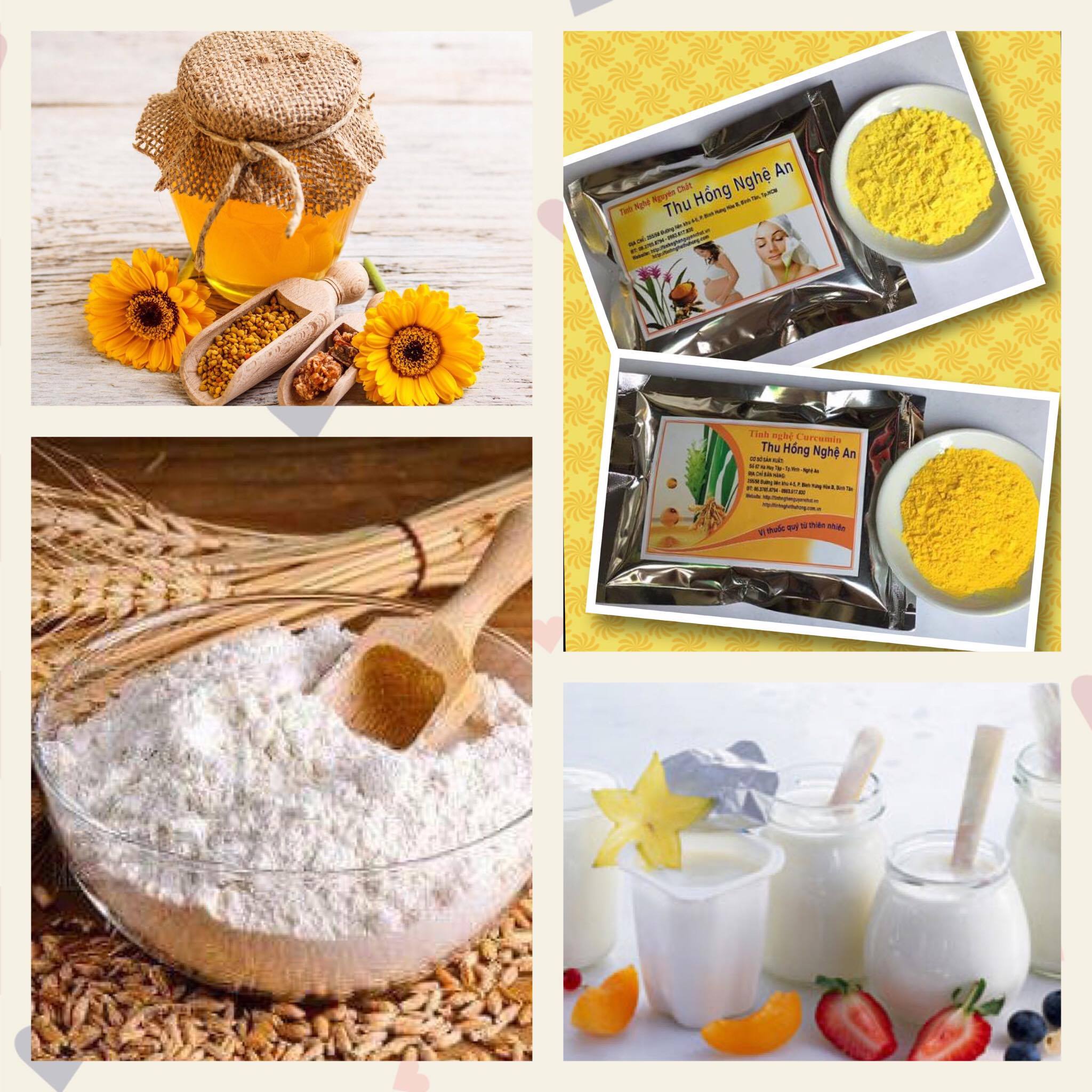 Mặt nạ trị nám từ tinh bột nghệ + bột đậu xanh Mặt nạ trị nám từ tinh bột nghệ + bột đậu xanh