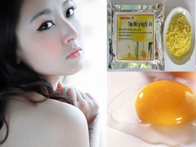 Mặt nạ tinh bột nghệ và lòng trắng trứng giúp trị nám hiệu quả Mặt nạ tinh bột nghệ và lòng trắng trứng giúp trị nám hiệu quả