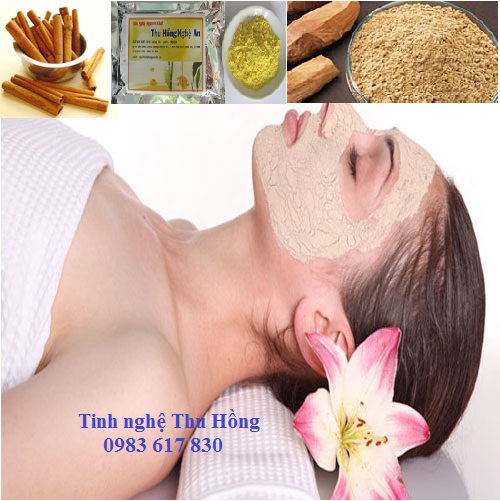 Trị vết thâm mụn bằng tinh bột nghệ và bột gỗ đàn hương Trị vết thâm mụn bằng tinh bột nghệ và bột gỗ đàn hương