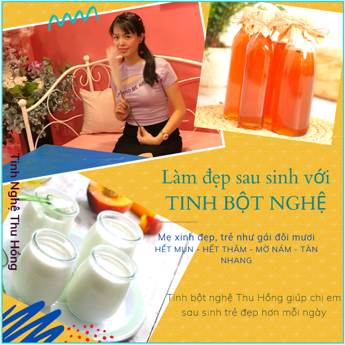 Cách đắp mặt nạ tinh bột nghệ sau sinh trẻ đẹp Cách đắp mặt nạ tinh bột nghệ sau sinh trẻ đẹp