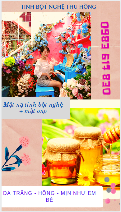 Cách đắp mặt nạ tinh bột nghệ sau sinh với mật ong Cách đắp mặt nạ tinh bột nghệ sau sinh với mật ong