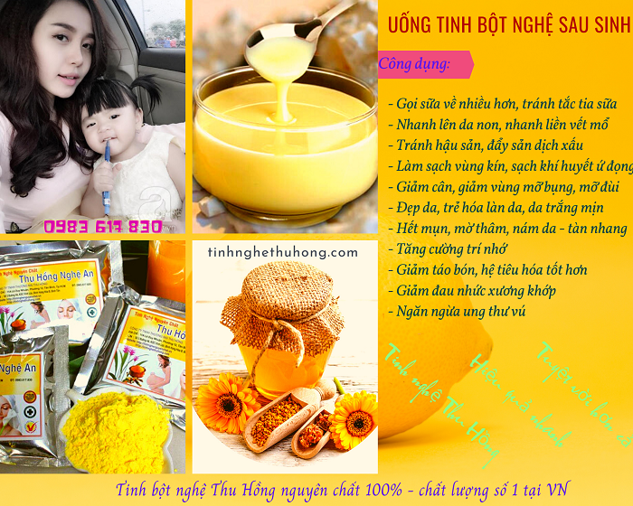 Cách uống tinh bột nghệ sau sinh tốt mẹ khỏe bé Cách uống tinh bột nghệ sau sinh tốt mẹ khỏe bé