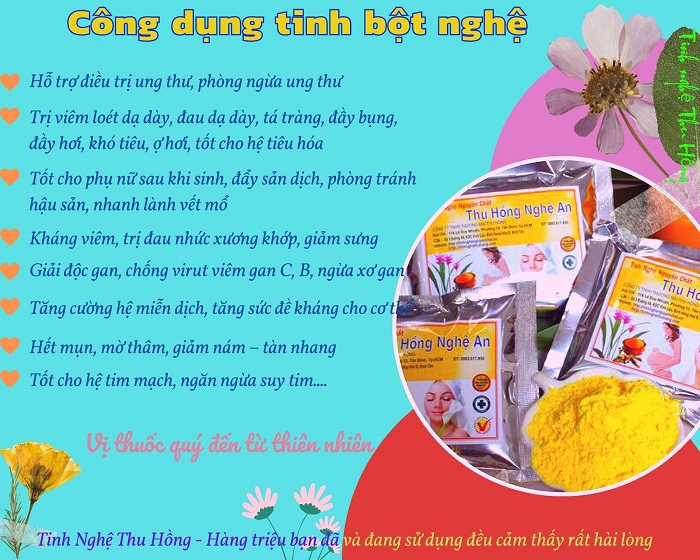 Tinh bột nghệ có tác dụng gì trên cả tuyệt vời Tinh bột nghệ có tác dụng gì trên cả tuyệt vời
