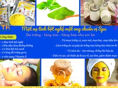 TOP 1 mặt nạ Tinh Bột Nghệ Mật Ong đánh bay MỤN – THÂM - NÁM