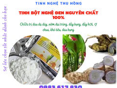 Nghệ đen TINH NGHỆ THU HỒNG có TỐT không? Bạn đã biết