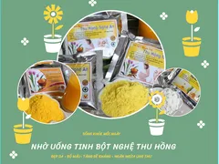 TINH BỘT NGHỆ THƯỢNG HẠNG phải nhắc tới TINH BỘT NGHỆ THU HỒNG