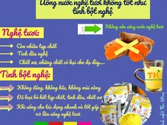 Uống NGHỆ TƯƠI có tác dụng gì TUYỆT VỜI cho SỨC KHỎE