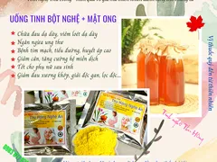 NGHỆ với MẬT ONG có tác dụng gì TỐT cho SỨC KHỎE?