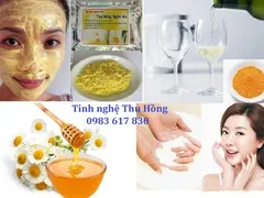 Bột nghệ đắp mặt da trắng mịn như em bé