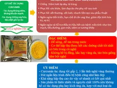 Tinh bột nghệ vàng và TÁC DỤNG của NGHỆ VÀNG với SỨC KHỎE con người