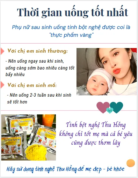 Tinh bột nghệ có tác dụng làm giảm sưng và mờ vết thâm sau sinh không?
