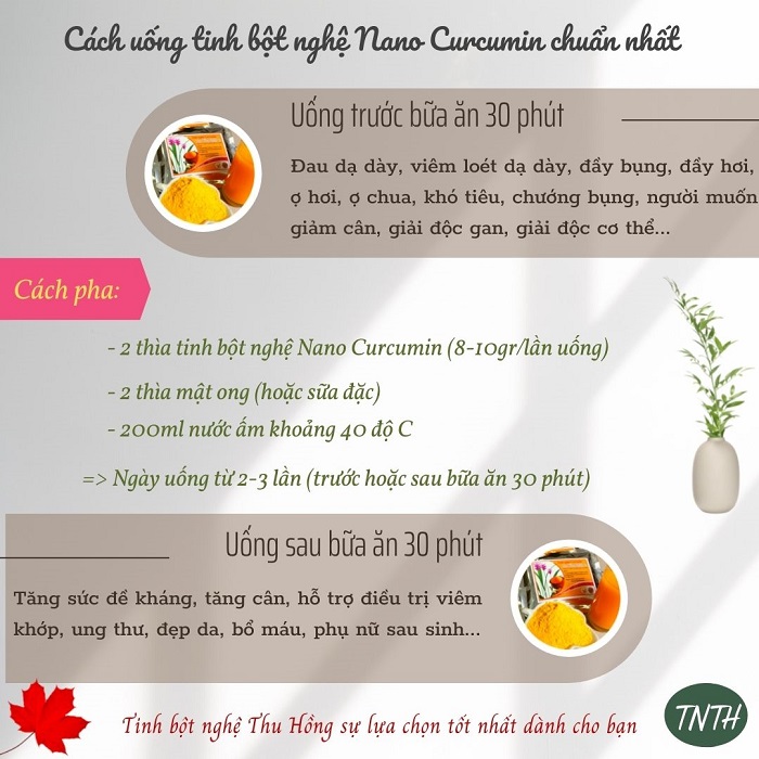 Liều lượng sử dụng tinh nghệ nano Curcumin chuẩn khoa học Liều lượng sử dụng tinh nghệ nano Curcumin chuẩn khoa học