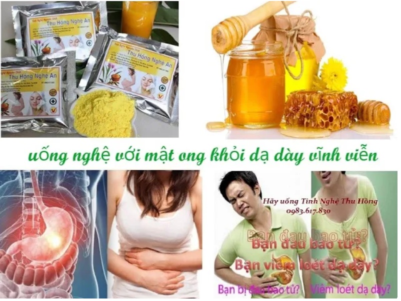 Cách uống tinh bột nghệ và mật ong khỏi đau dạ dày vĩnh viễn Cách uống tinh bột nghệ và mật ong khỏi đau dạ dày vĩnh viễn