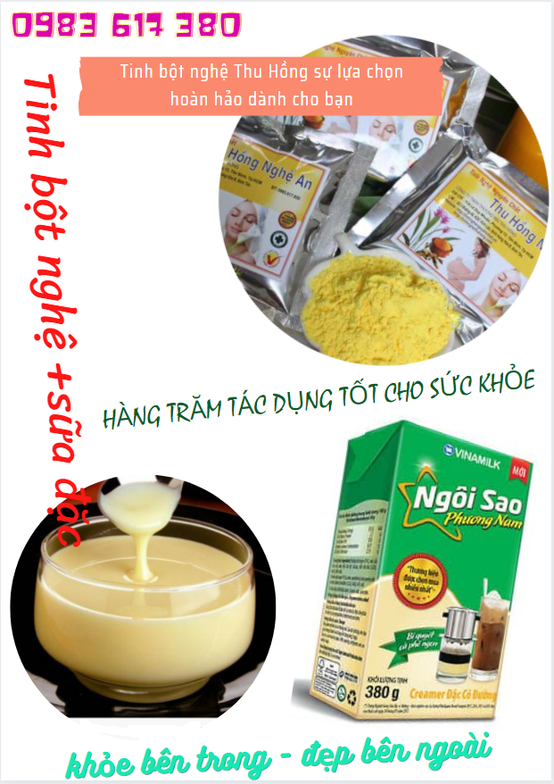 Sử dụng tinh bột nghệ đúng cách với sữa đặc Sử dụng tinh bột nghệ đúng cách với sữa đặc