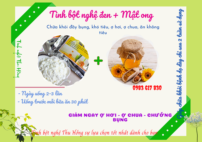 Cách sử dụng nghệ đen mật ong chữa dạ dày Cách sử dụng nghệ đen mật ong chữa dạ dày