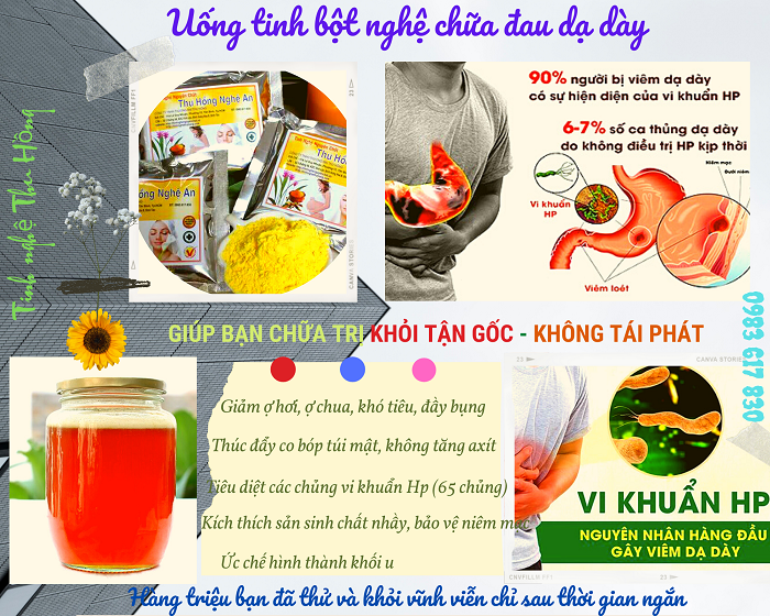 Đau dạ dày uống nghệ vào lúc nào đạt hiệu quả nhanh nhất Đau dạ dày uống nghệ vào lúc nào đạt hiệu quả nhanh nhất