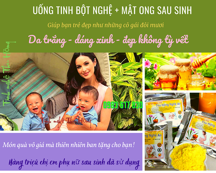 Tinh bột nghệ cho mẹ sau sinh được ví như "thần dược sau sinh" Tinh bột nghệ cho mẹ sau sinh được ví như "thần dược sau sinh"