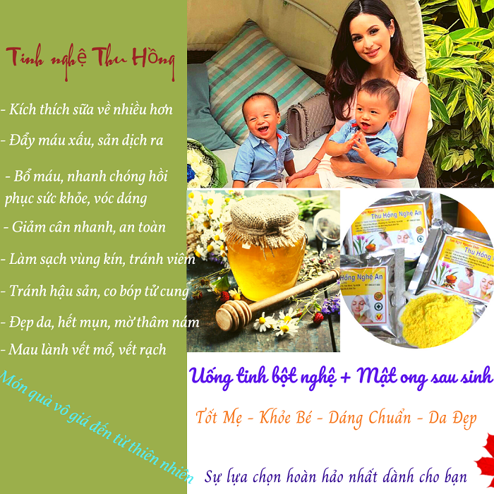 Phụ nữ sau sinh uống tinh bột nghệ với mật ong tốt đủ đường Phụ nữ sau sinh uống tinh bột nghệ với mật ong tốt đủ đường