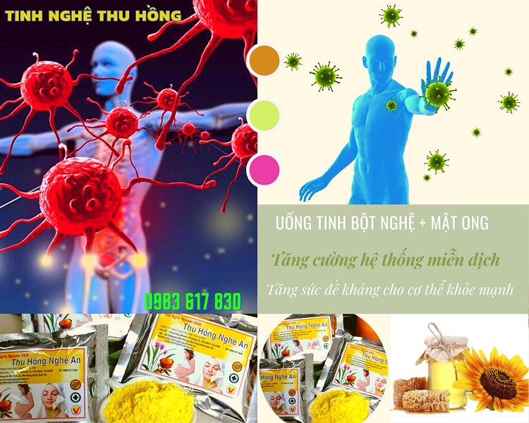 Uống tinh bột nghệ mật ong có tác dụng tăng sức đề kháng Uống tinh bột nghệ mật ong có tác dụng tăng sức đề kháng