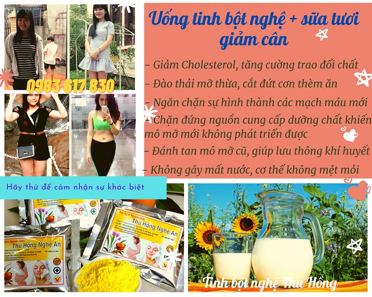 Vì sao giảm cân bằng tinh bột nghệ lại hiệu quả? Vì sao giảm cân bằng tinh bột nghệ lại hiệu quả?