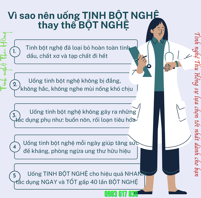 Vì sao nên uống tinh bột nghệ thay thế cho bột nghệ? Vì sao nên uống tinh bột nghệ thay thế cho bột nghệ?