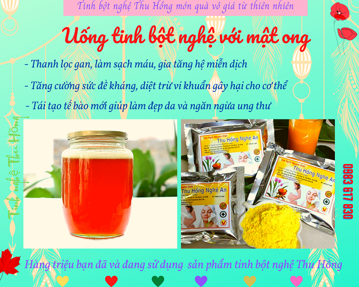 Uống nghệ mật ong đúng cách tốt cho cơ thể Uống nghệ mật ong đúng cách tốt cho cơ thể