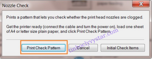 Sửa máy in phun màu tại Long Thành Cách kiểm tra đầu phun máy in màu canon 6770